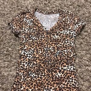 Cheetah Print Shirt.